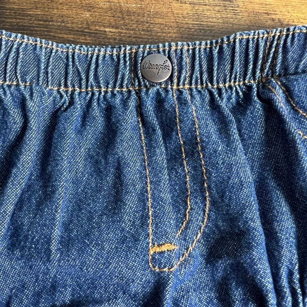 Wrangler Girls Sz 3 Months Denim Diaper Cover Bloomers Western Cowboy Americana